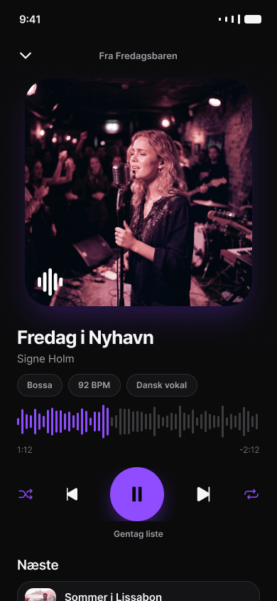 Spiller nu i Odatone-appen
